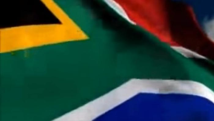 Sydafrikas flagga bild